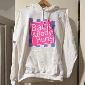 Gildan Heavy Blend White Hoodie